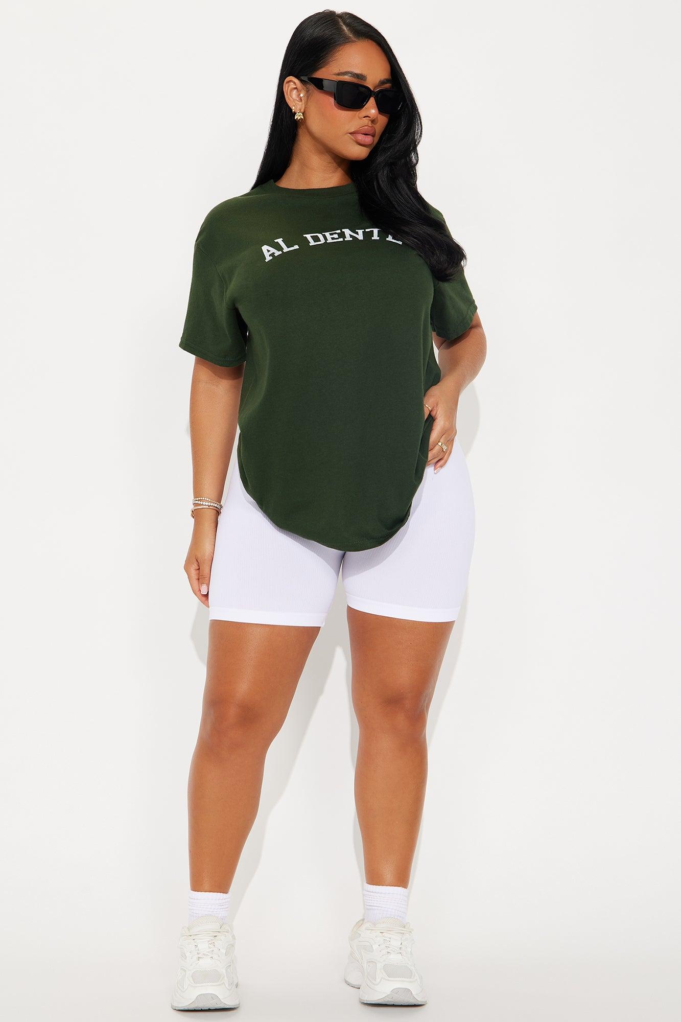 Al Dente Oversized Tee - Hunter Green Female Product Image