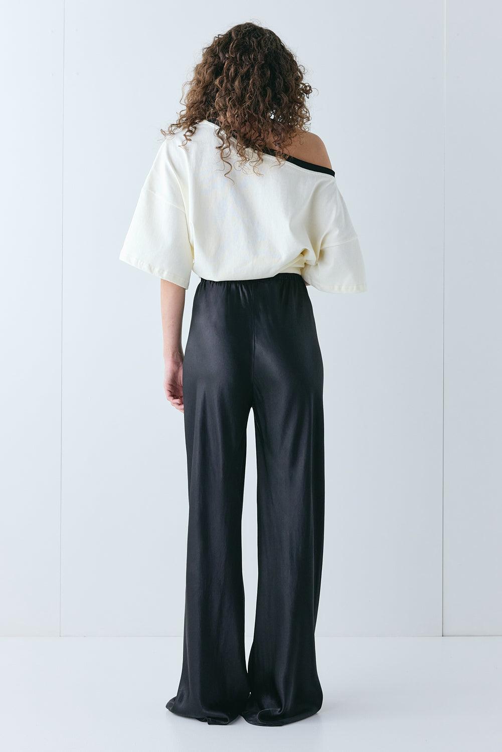 Rae Satin Pants Black Product Image