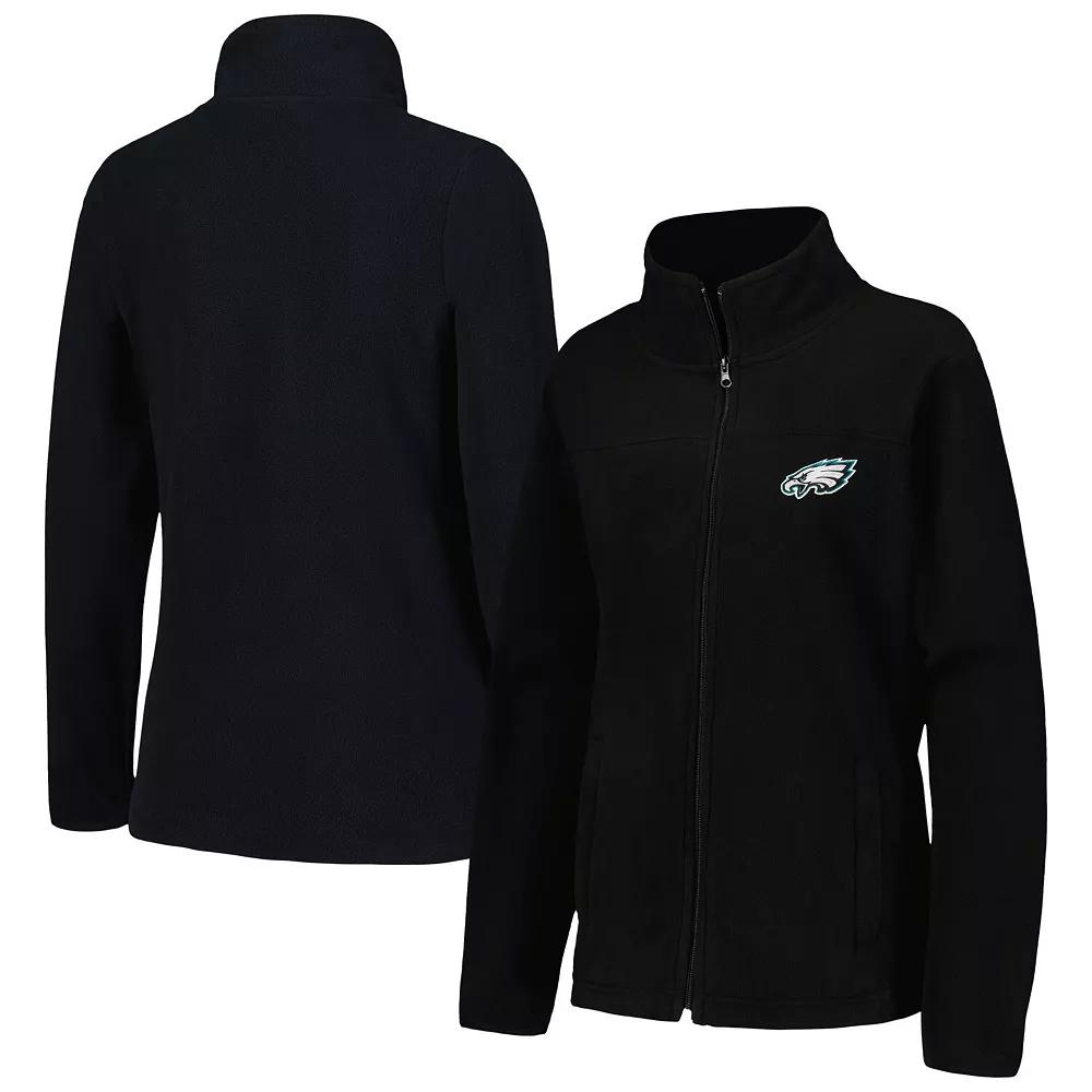 Women's Dunbrooke Black Philadelphia Eagles Hayden Polar Fleece Full-Zip Jacket, Size: Large Product Image