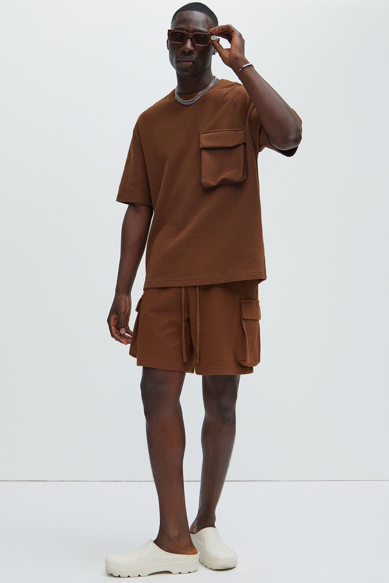 Lewis Relaxed Shorts - Brown Product Image