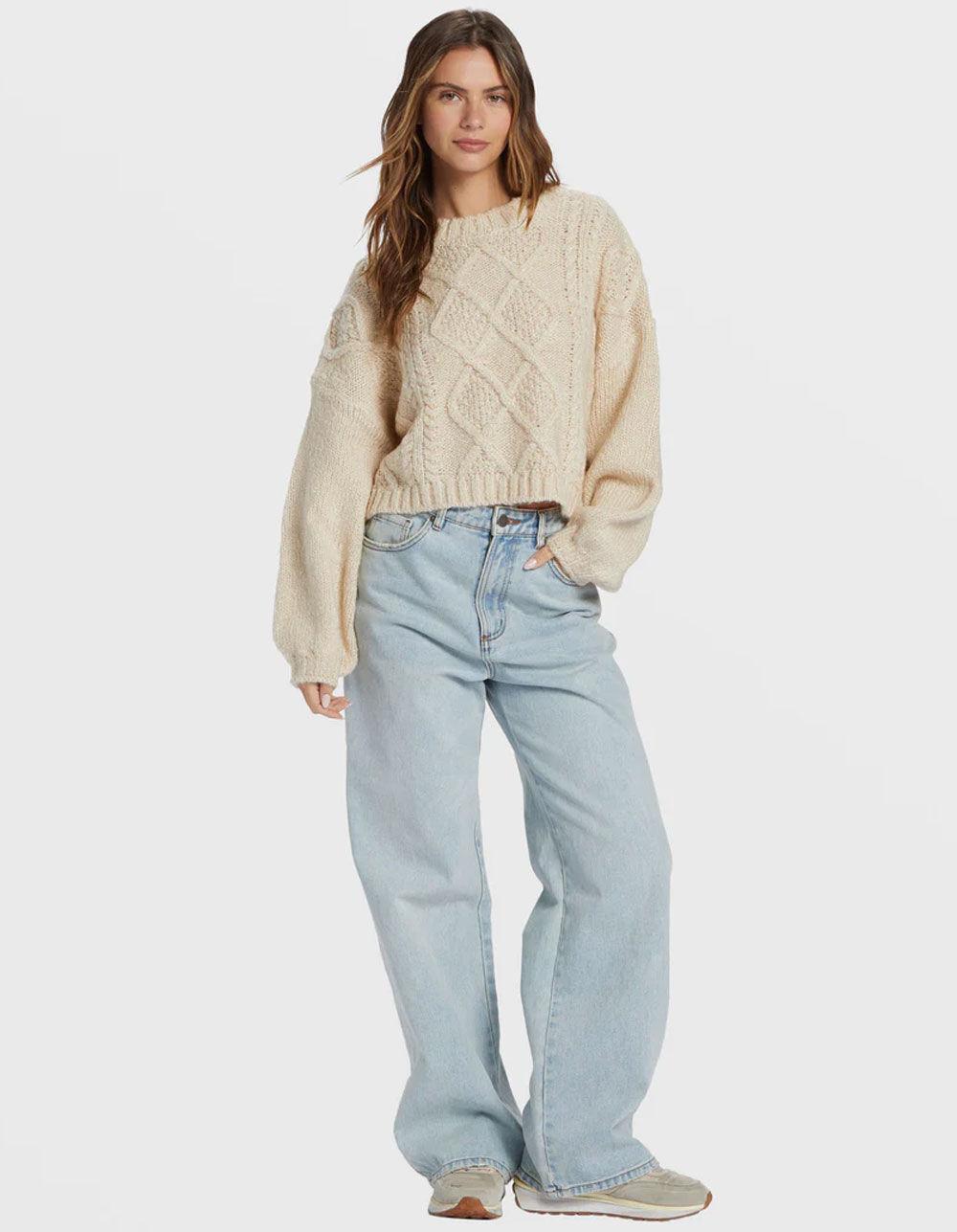 BILLABONG Modern Love Womens Sweater - CREAM Product Image