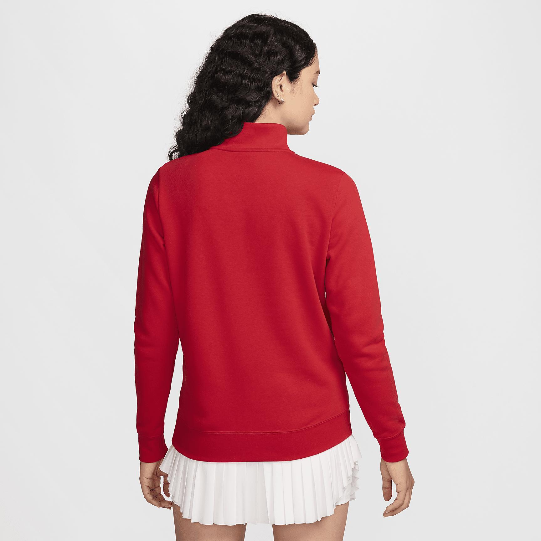 Womens Nike Sportswear Club Fleece 1/2-Zip Sweatshirt | DQ5838-214 Product Image