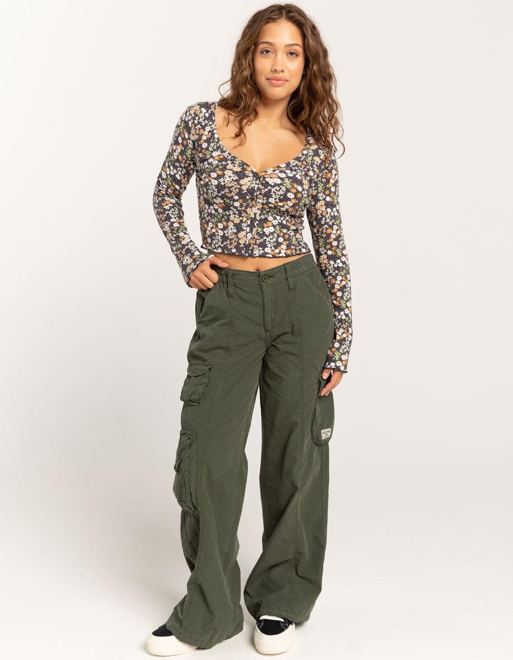 BILLABONG Falling In Love Womens Long Sleeve Top - BLACK COMBO Product Image