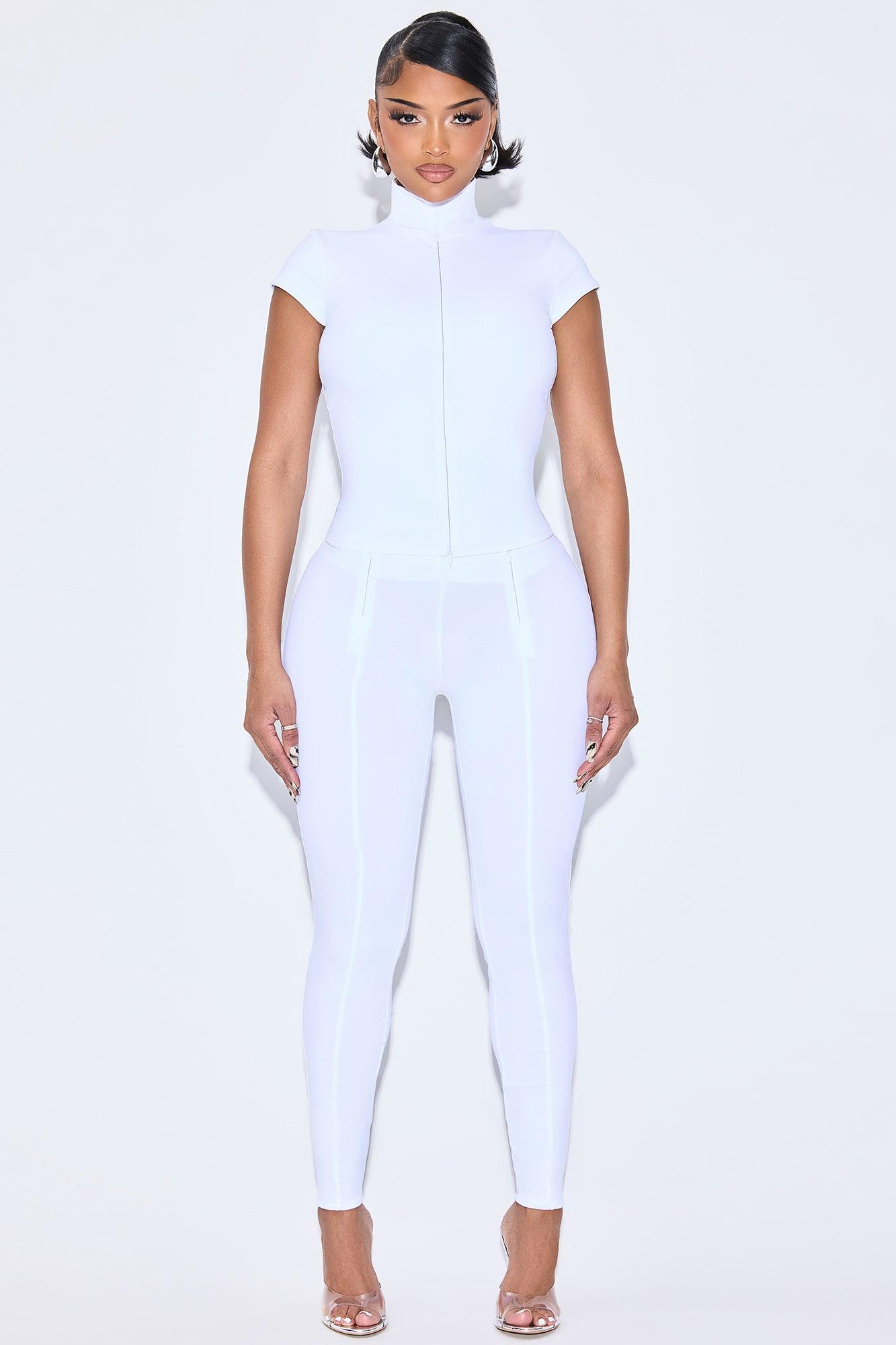 Dixie Double Lined Pant Set - Off White Female Product Image