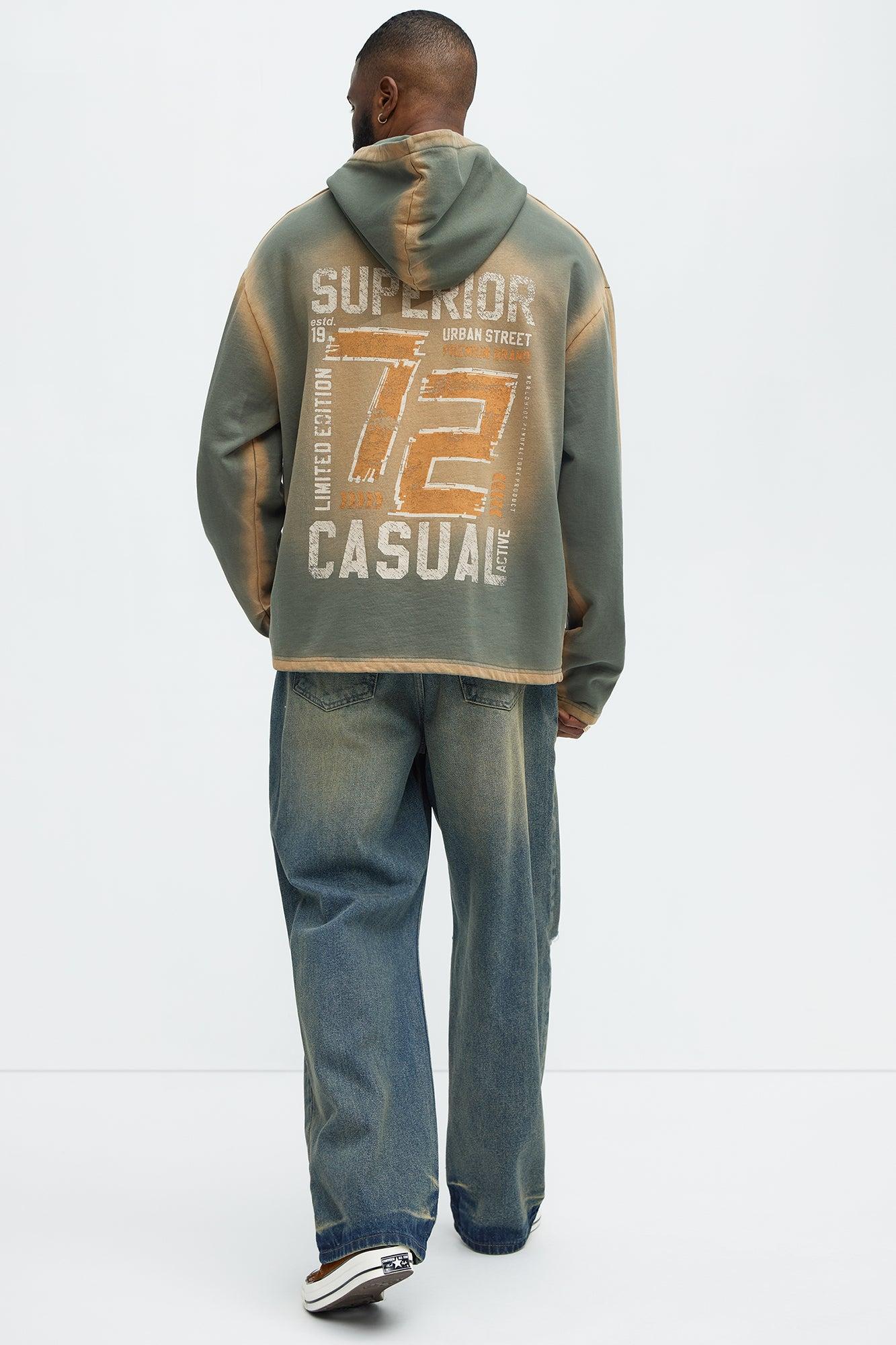 Superior 72 Washed Hoodie - Green Product Image