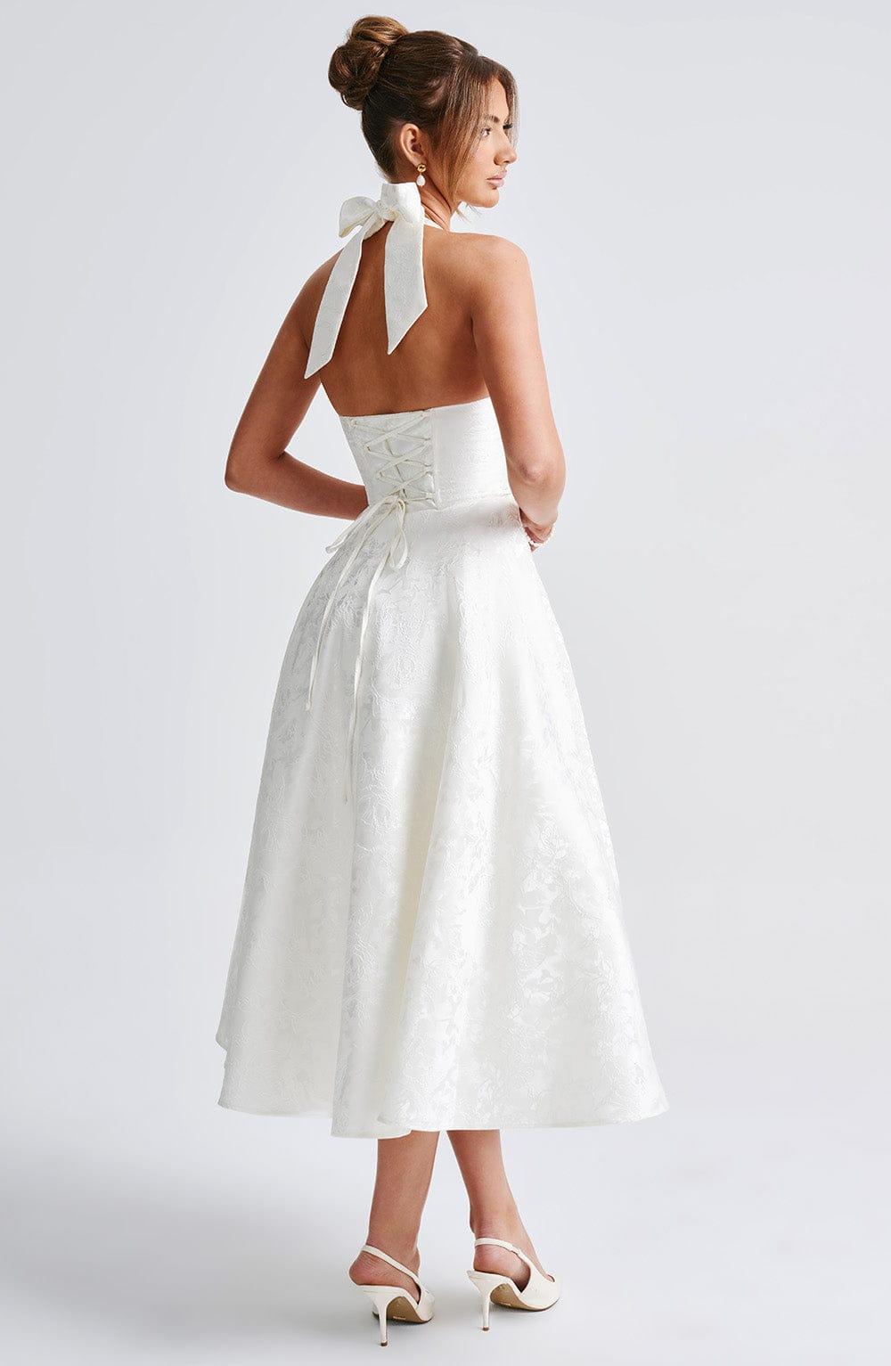 Effie Midi Dress - Ivory Product Image