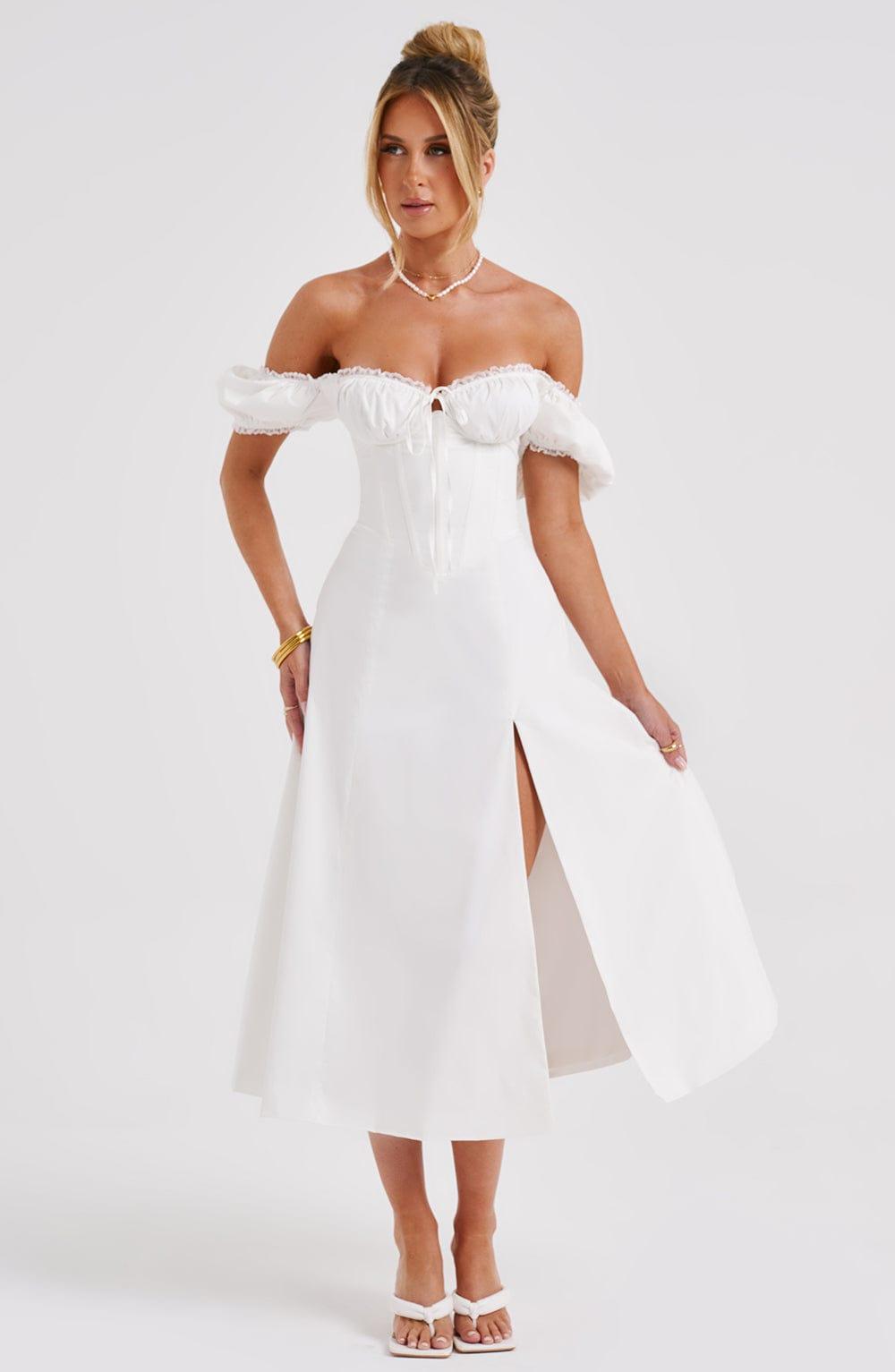 Courtney Midi Dress - Ivory Product Image