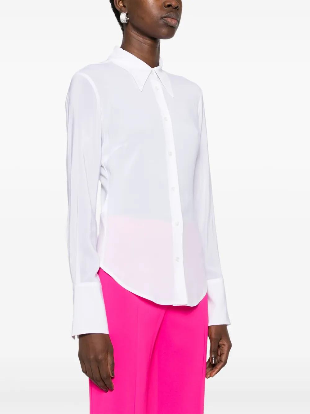 fitted long-sleeve shirt  Product Image