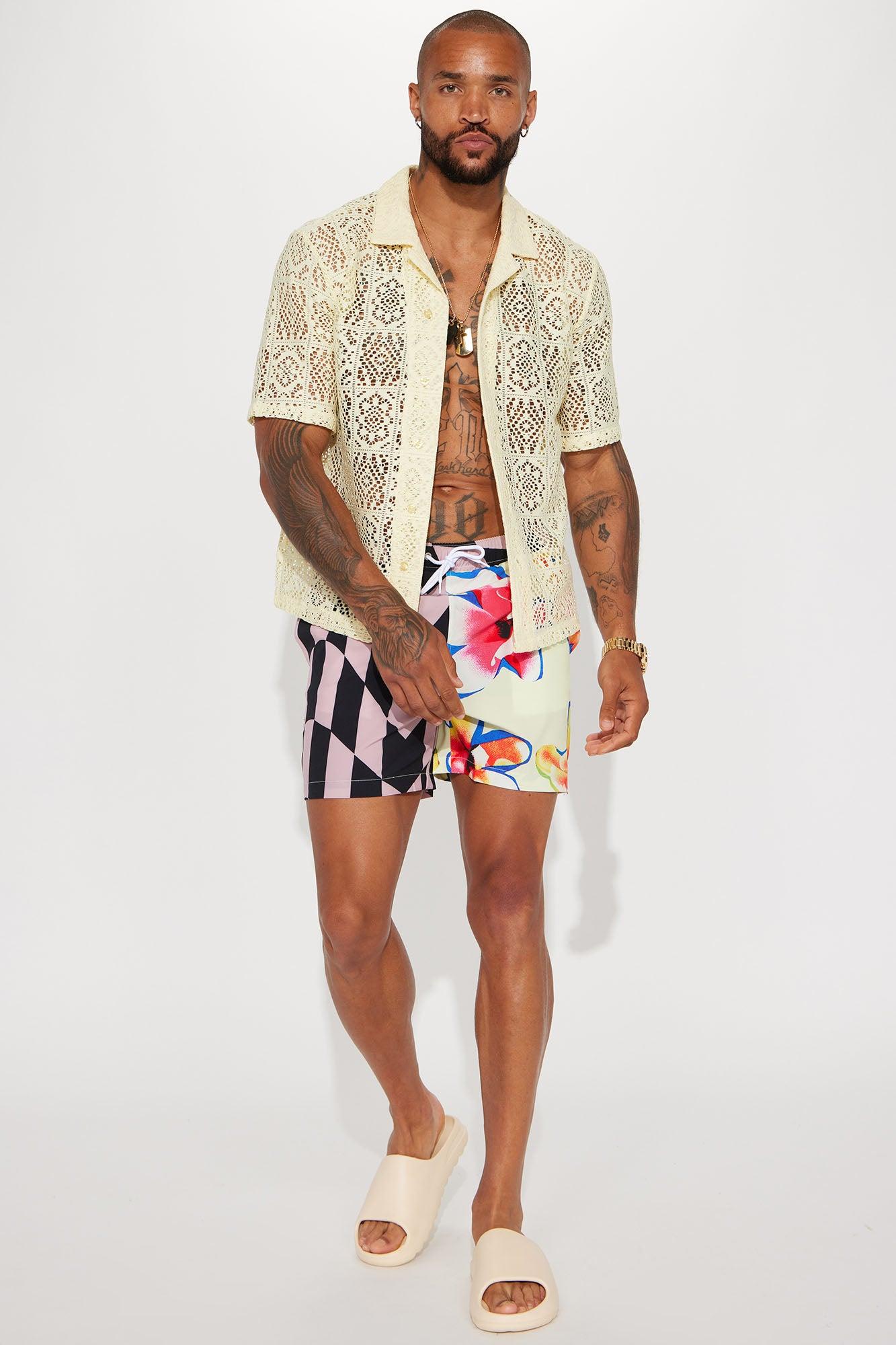 Switch Scenes Swim Trunk - Multi Color Product Image