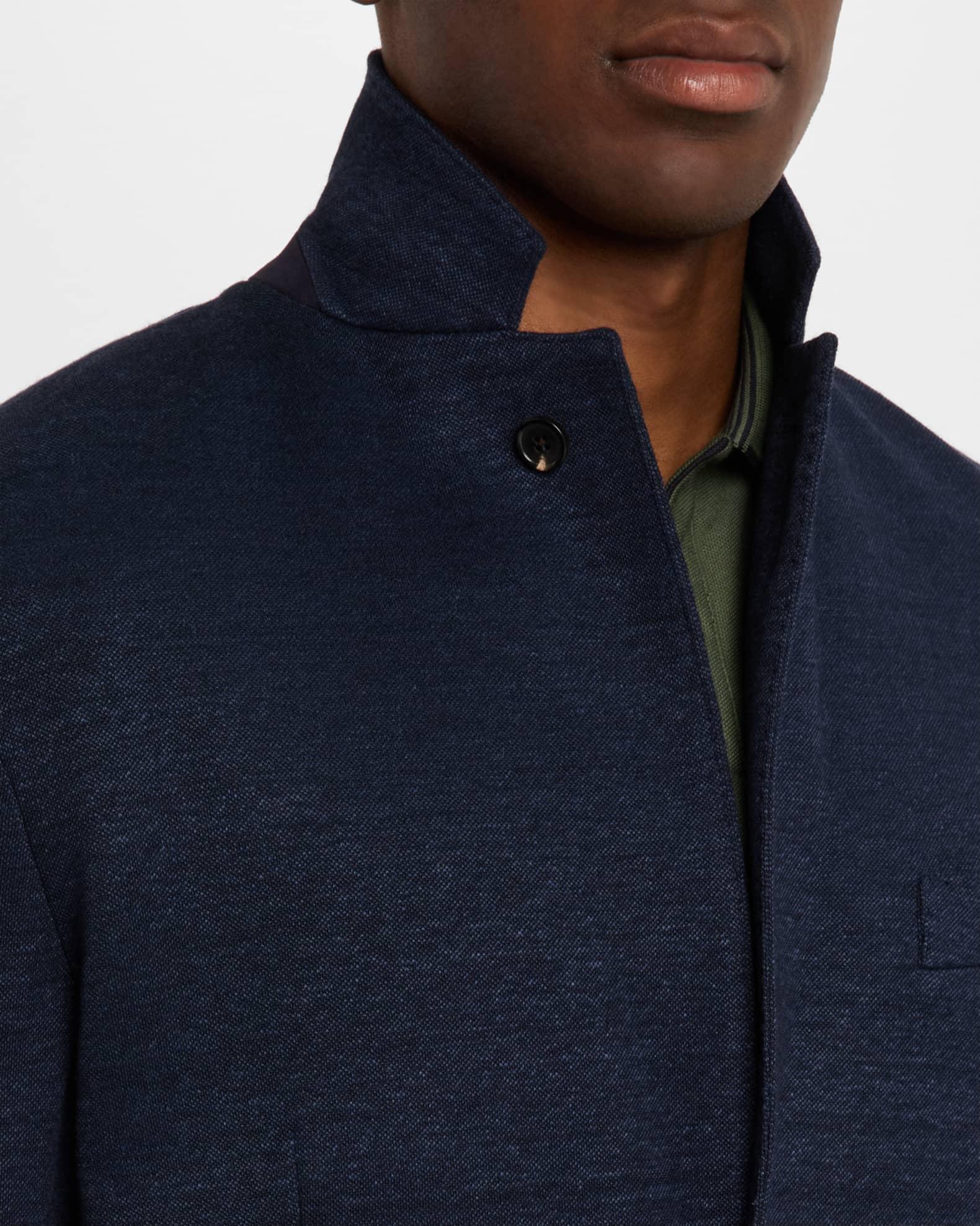 Men's Linen and Wool Pique Single-Breasted Sport Coat Product Image