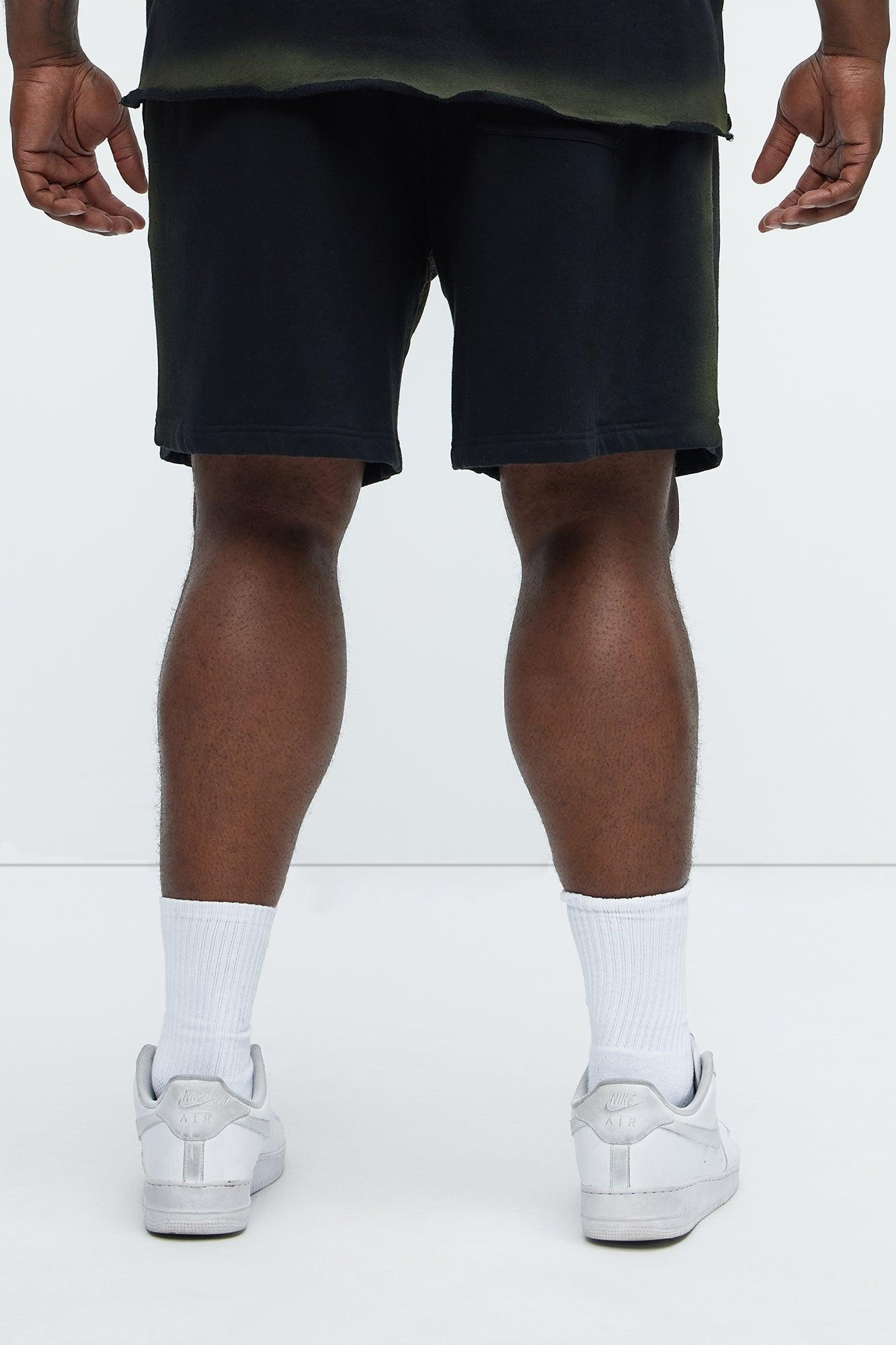 Tyson Blurred Lines Relaxed Shorts - Black Product Image