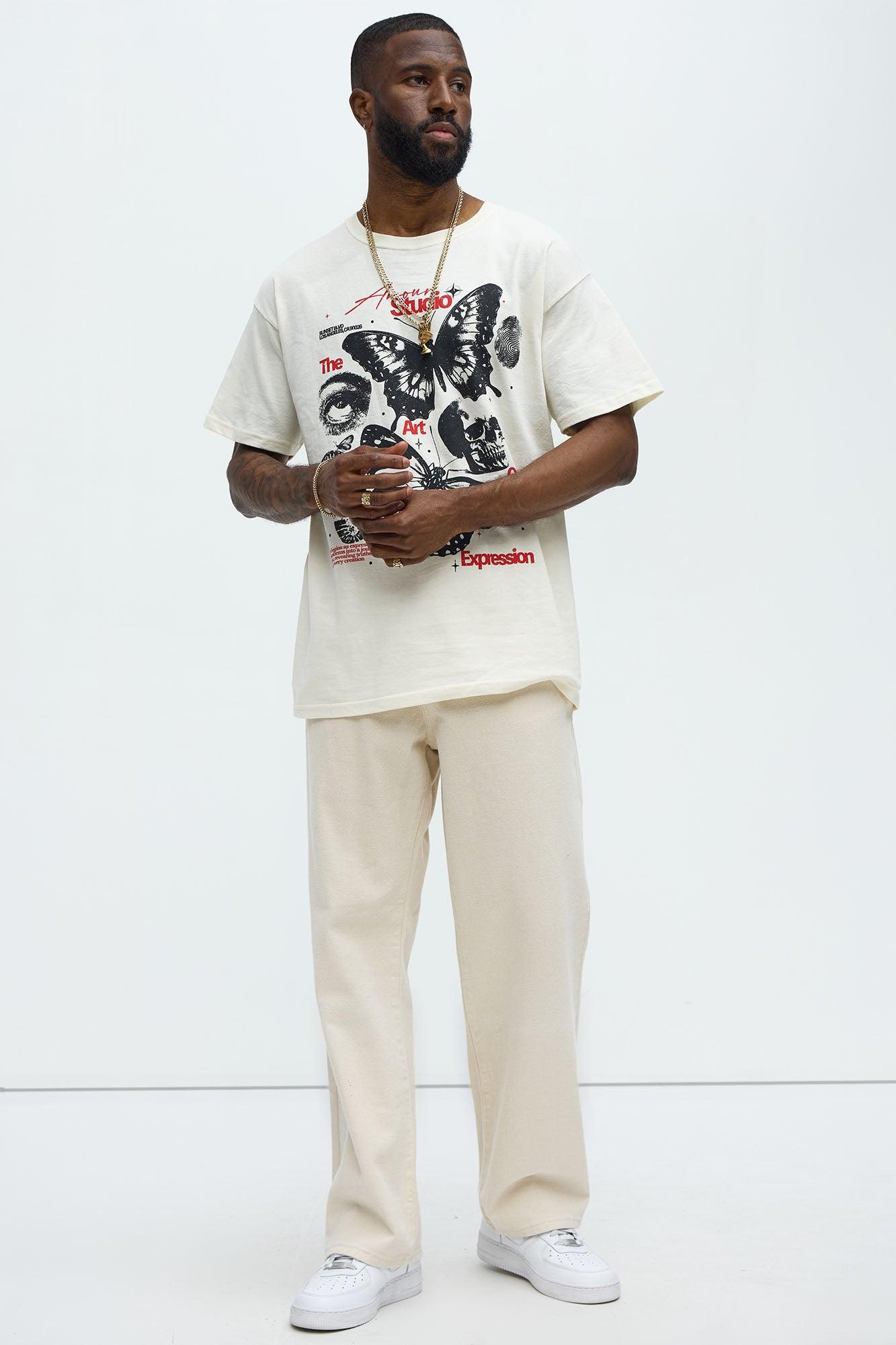 The Amour Studio Short Sleeve Tee - Natural Product Image