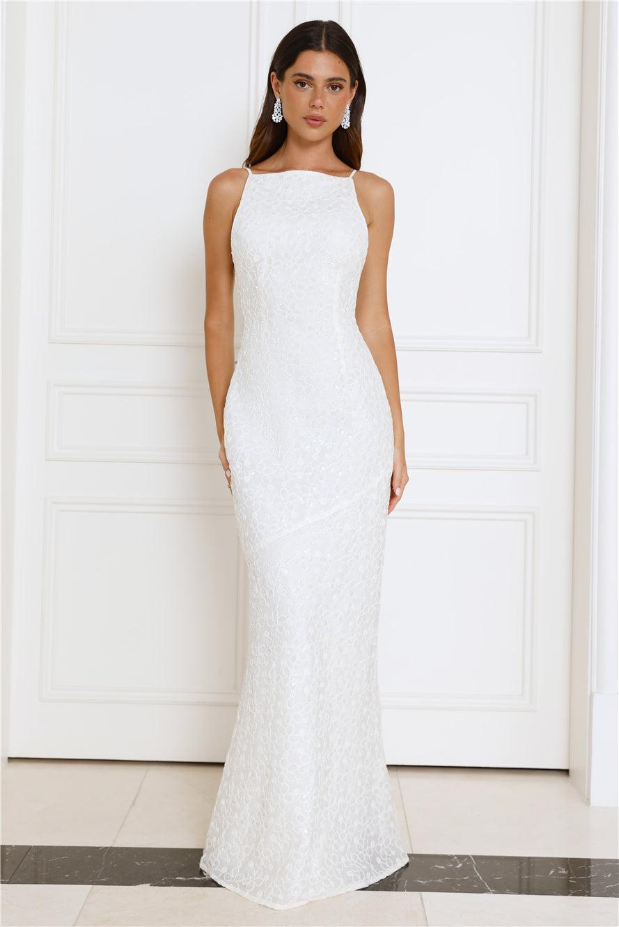 Tidepool Dreams Maxi Dress Cream Product Image