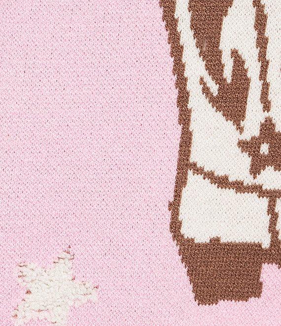 Originality Western Boots Long Sleeve Boxy Cardigan Product Image