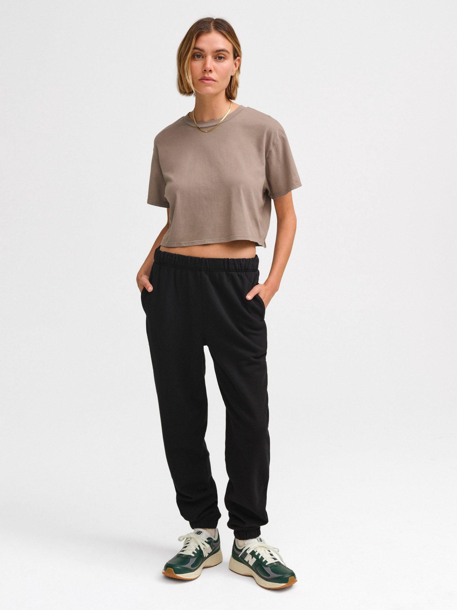 Organic Cotton Relaxed Crop Tee Female Product Image
