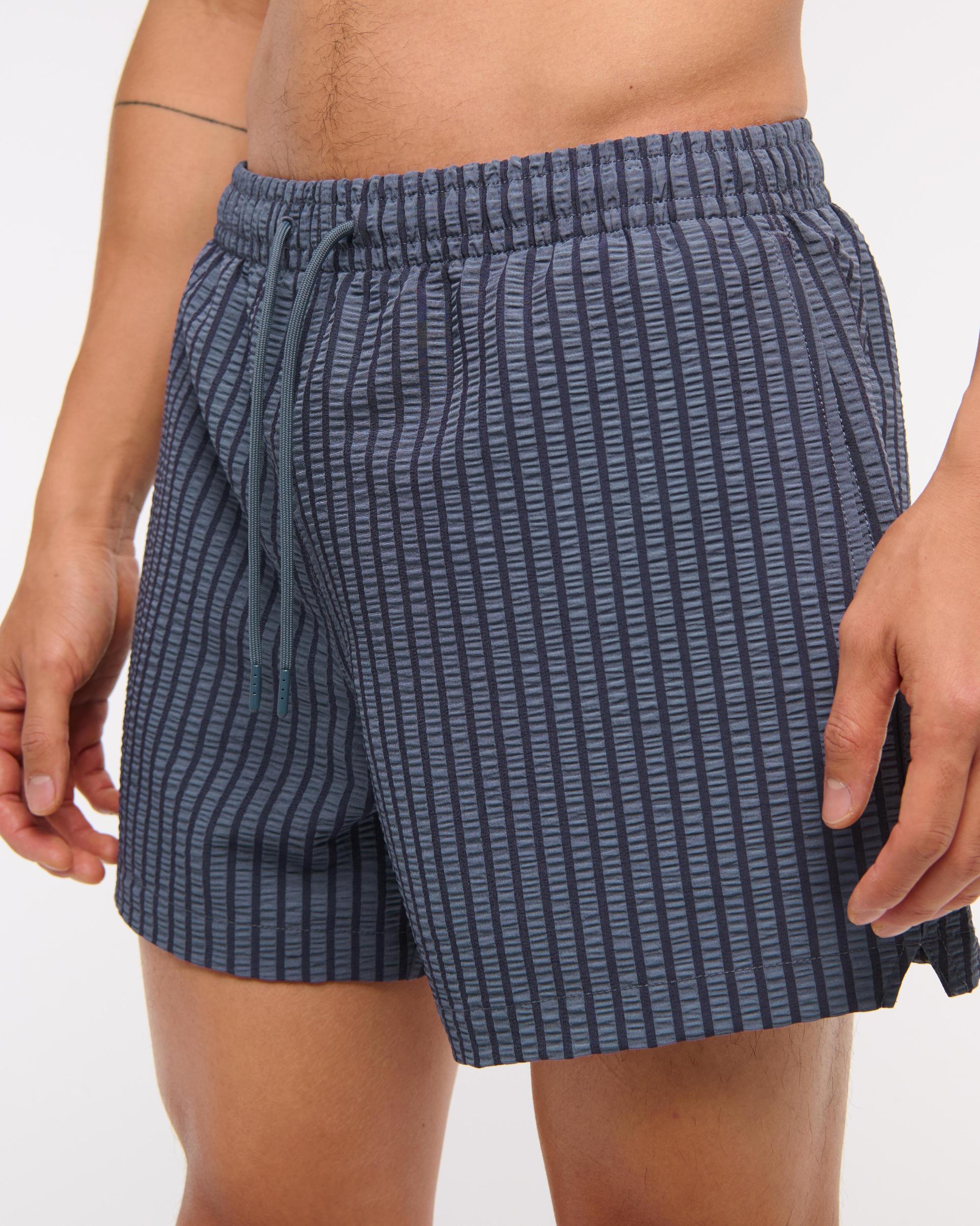 Pull-On Micro-Seersucker Swim Trunk Product Image