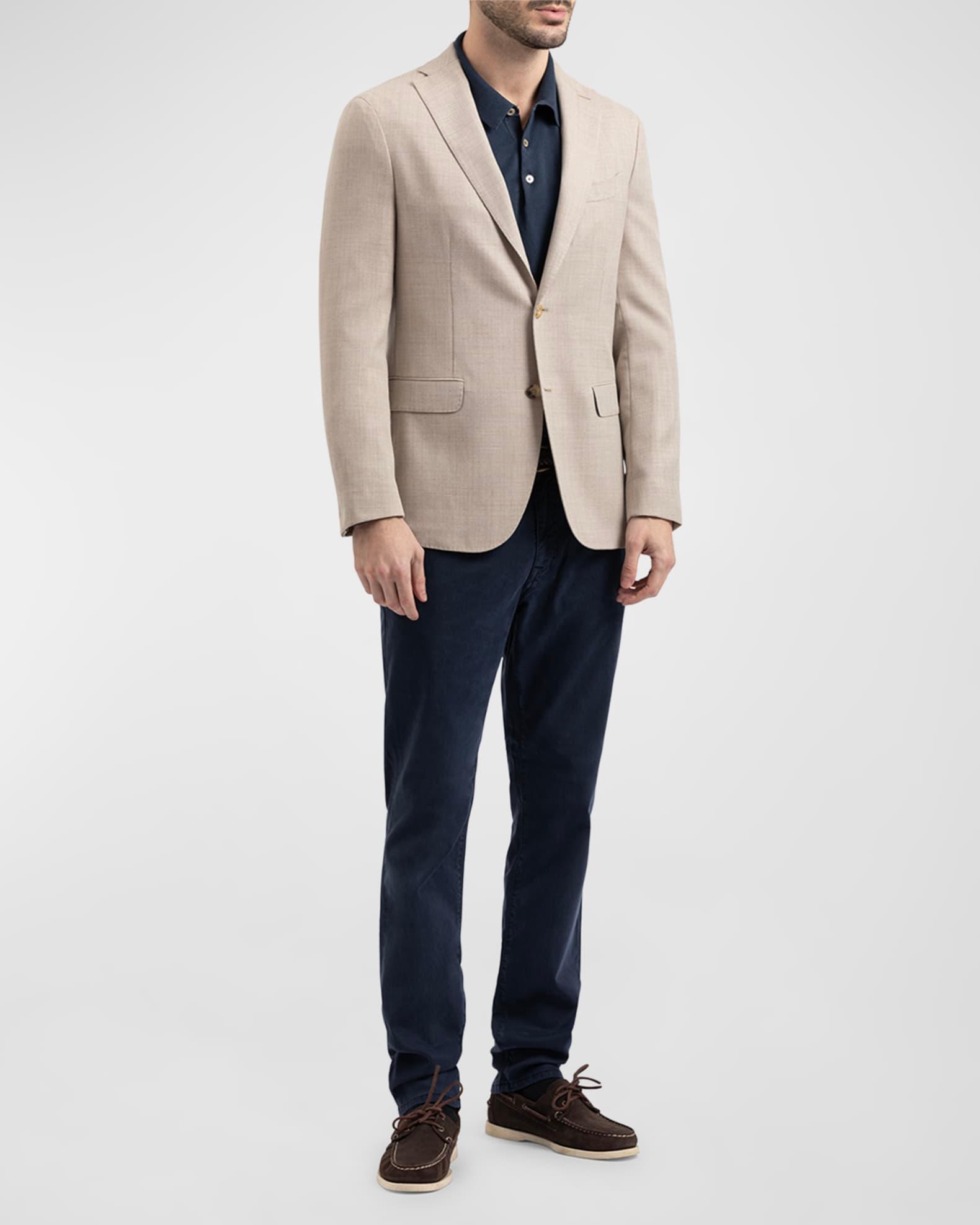 Men's Wool Hopsack Blazer Product Image