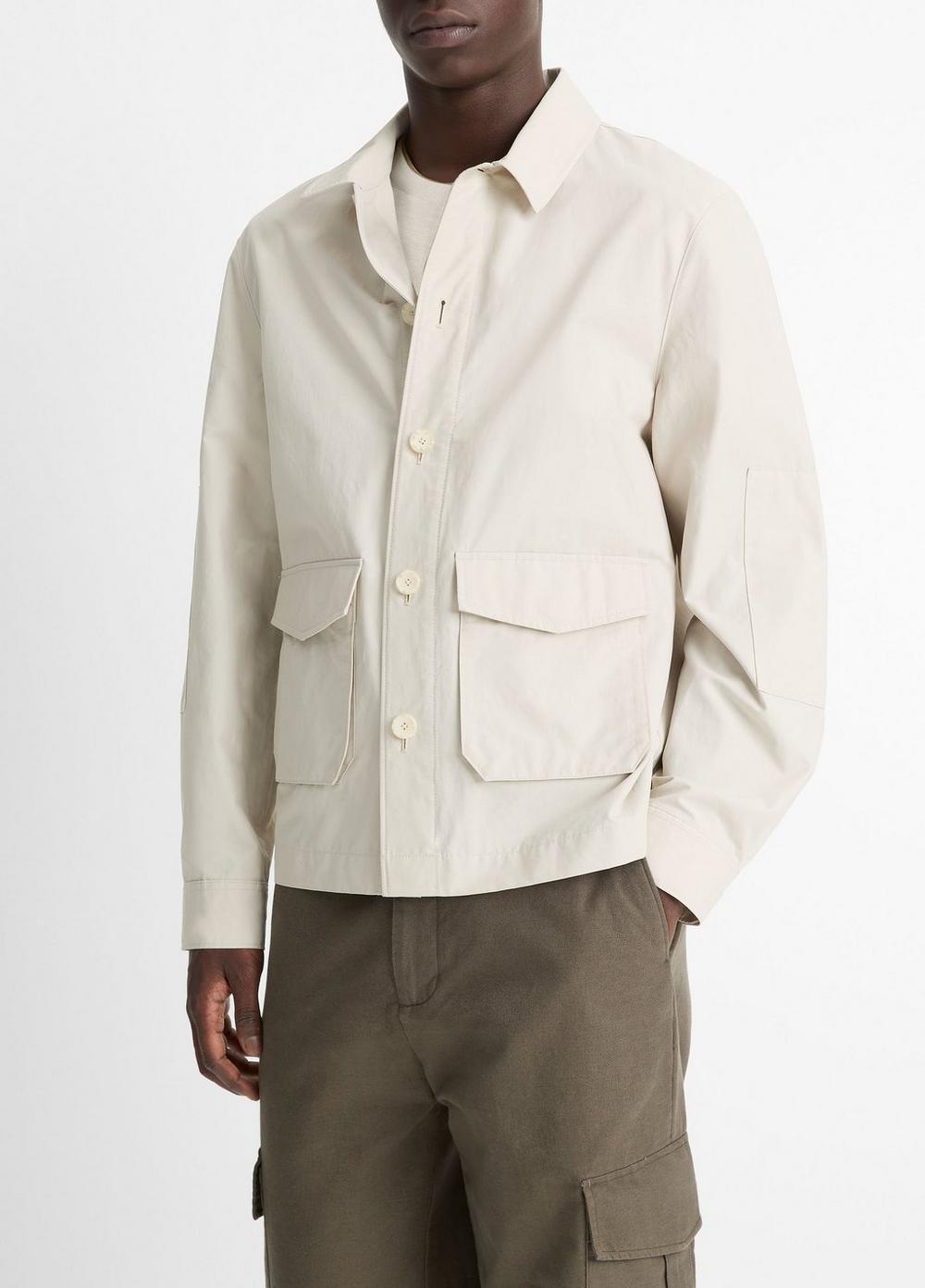 Linen, Wool & Cashmere Polo Sweater Product Image