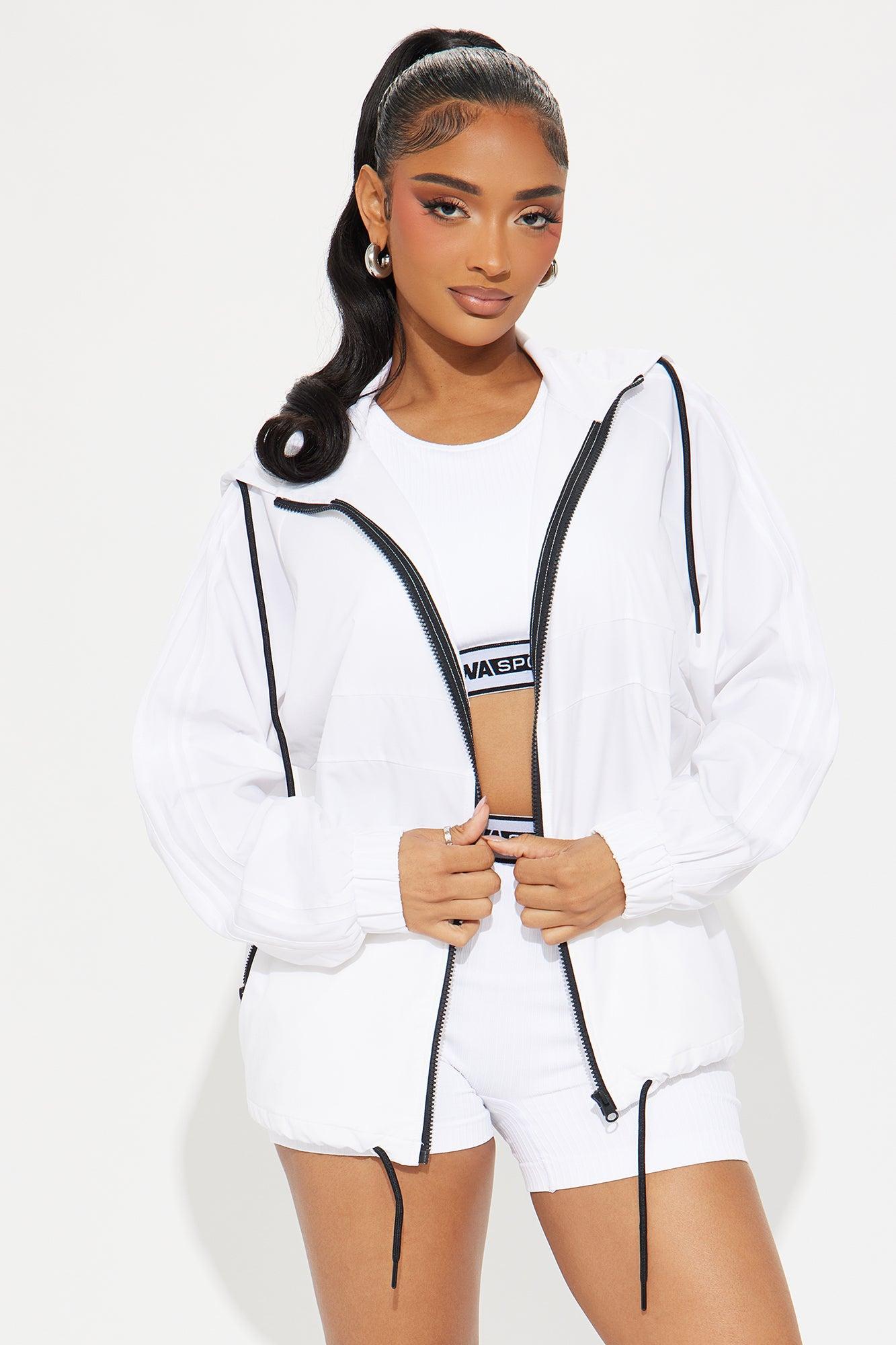 Playing Doubles Active Jacket - White Product Image