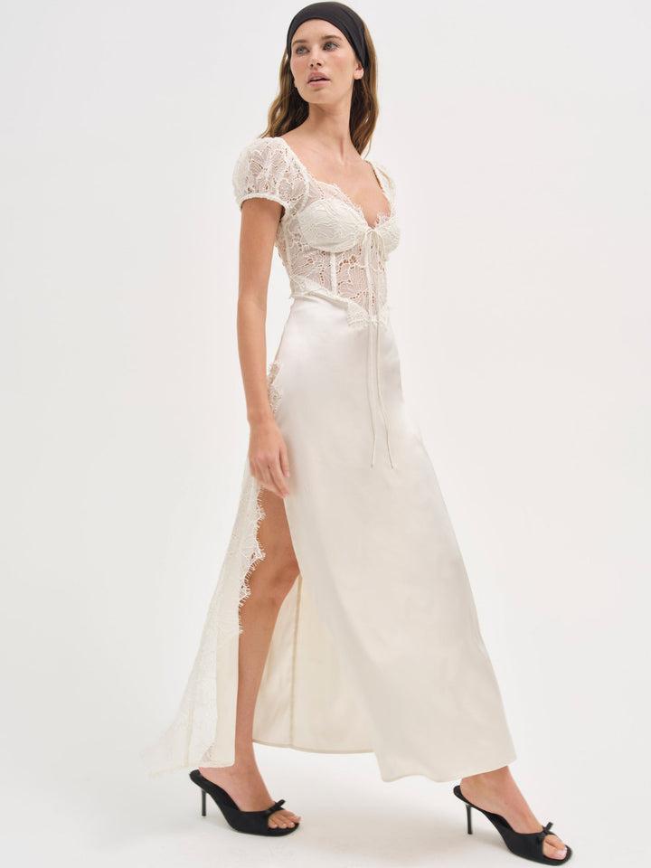 Casey Maxi Dress — White Product Image