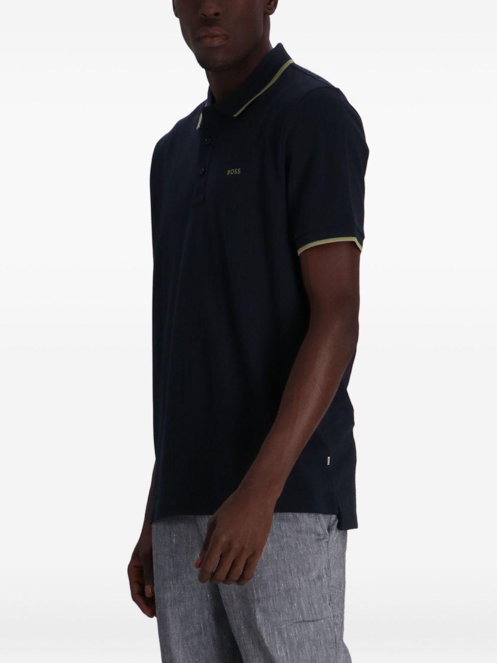 Paddy contrasting-collar polo shirt Product Image