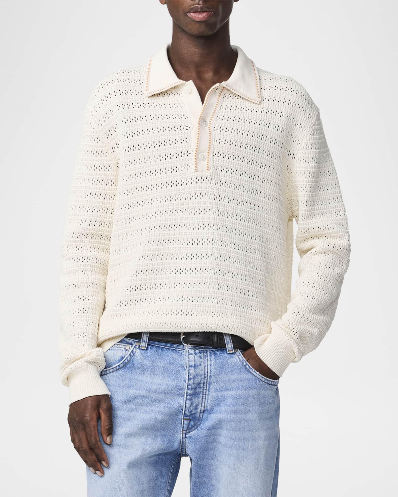 Men's Josh Long-Sleeve Polo Shirt Product Image