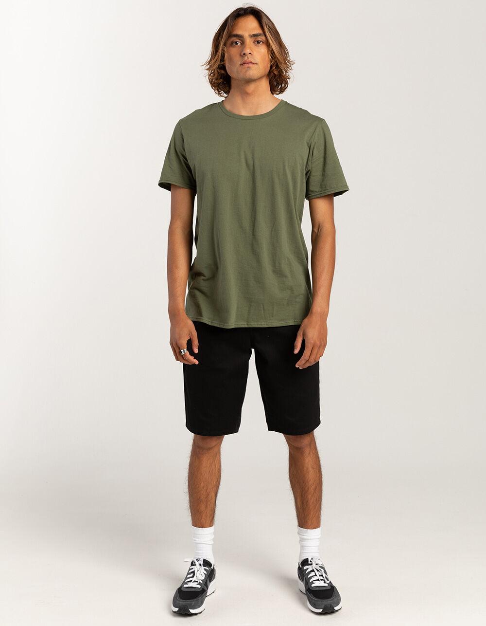 RSQ Mens Longer 12" Chino Shorts - BLACK Product Image