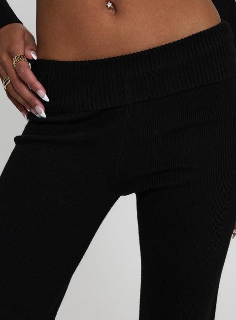 Try Me Knit Pants Black Product Image