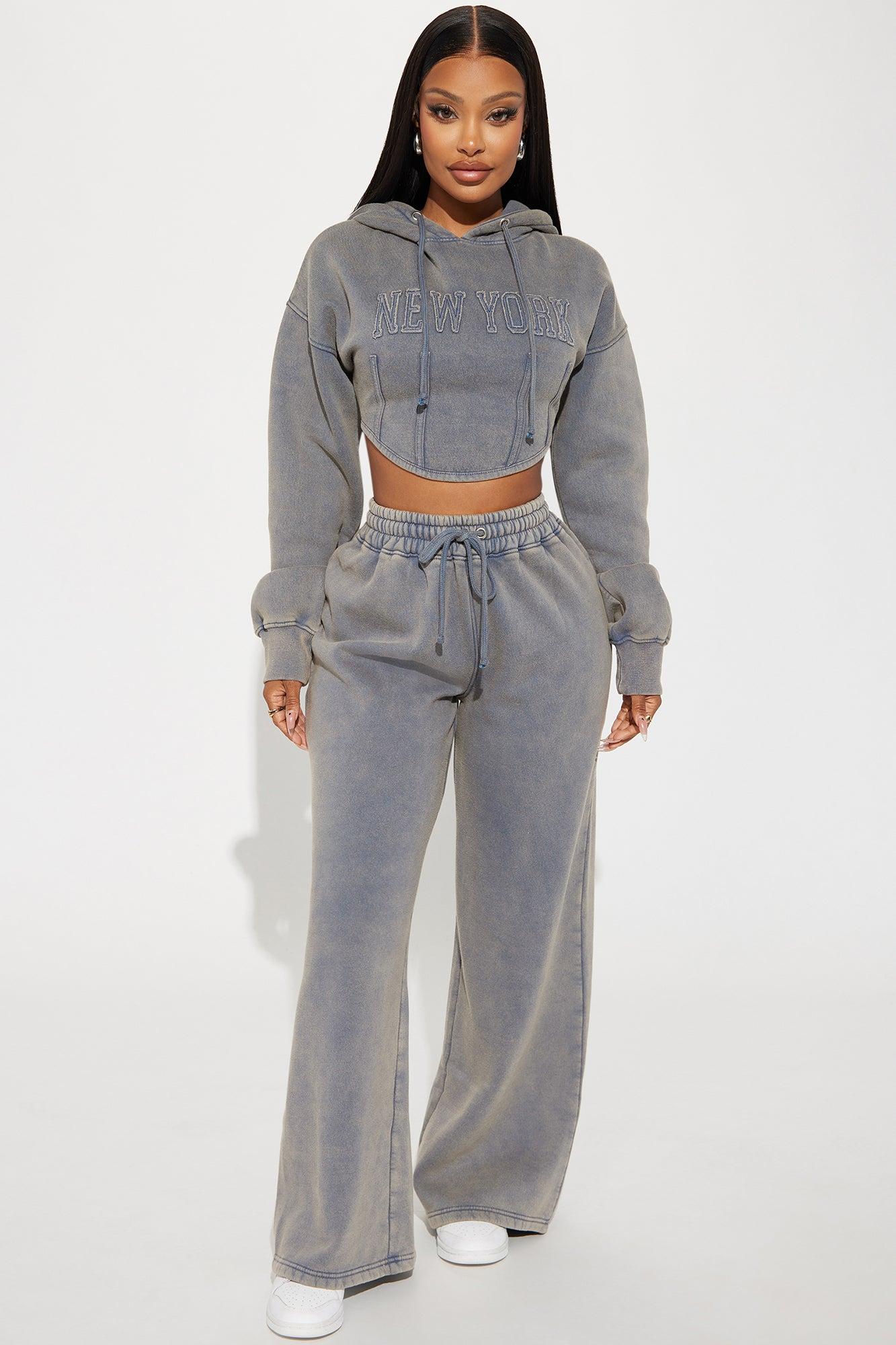 New York Hustle Washed Hoodie - Grey/combo Product Image