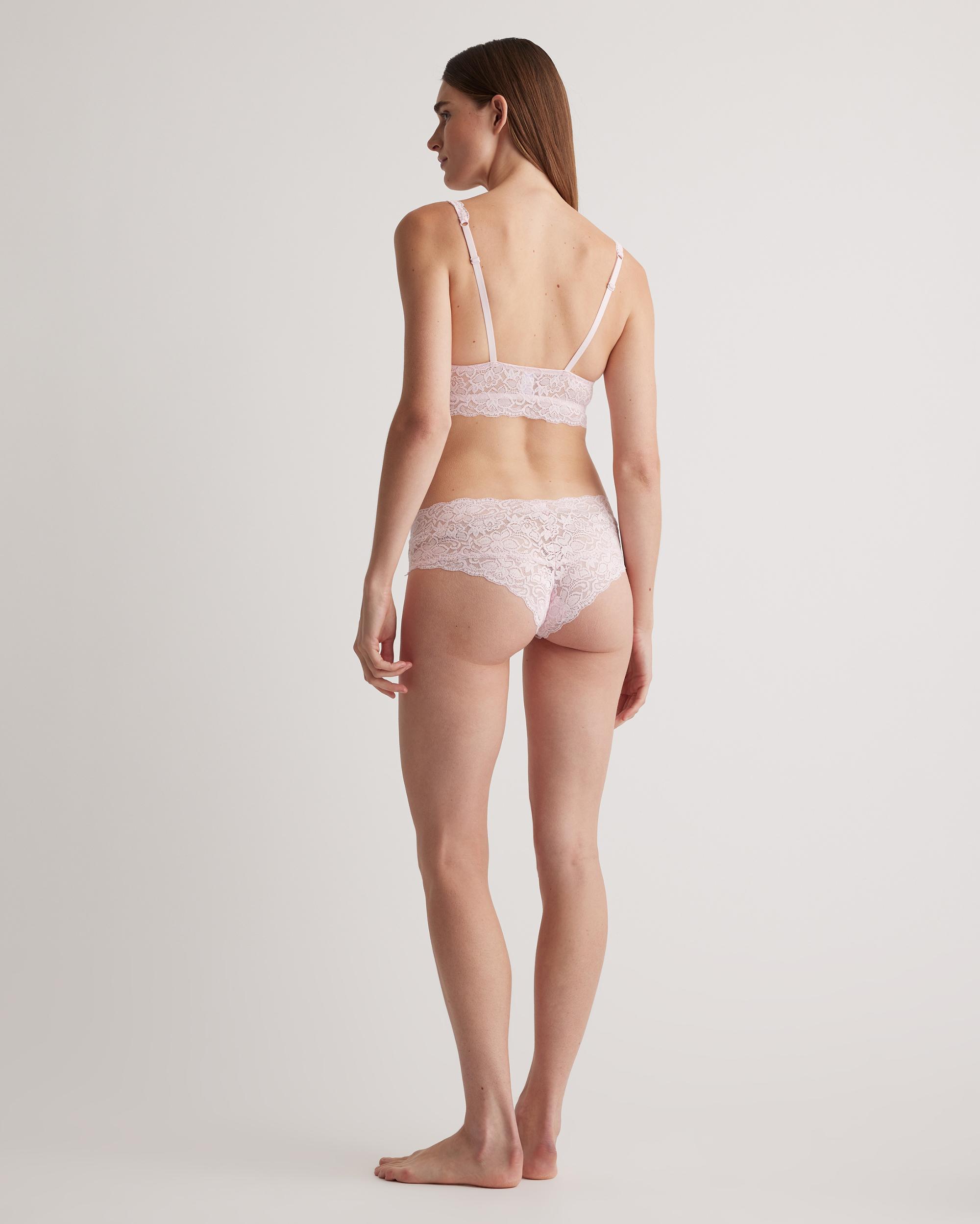 Quince | Women's Stretch Lace Sweetheart Bralette Nylon/Spandex Product Image