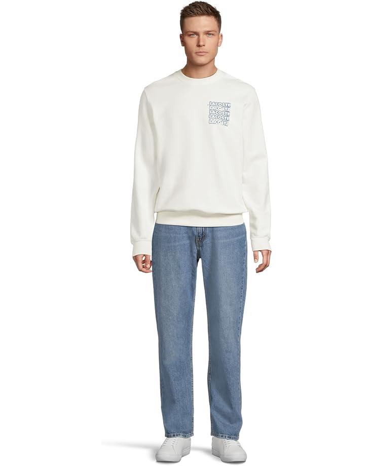 Crocodile Print Crew Neck Sweatshirt Product Image