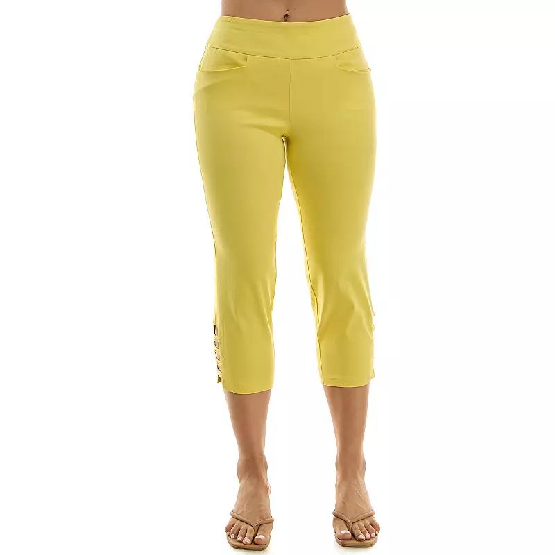 Women's Nina Leonard Pull-On Crop Pants,  Product Image