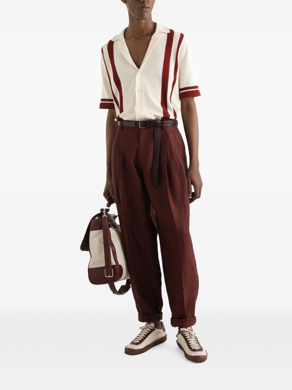 striped bowling shirt Product Image