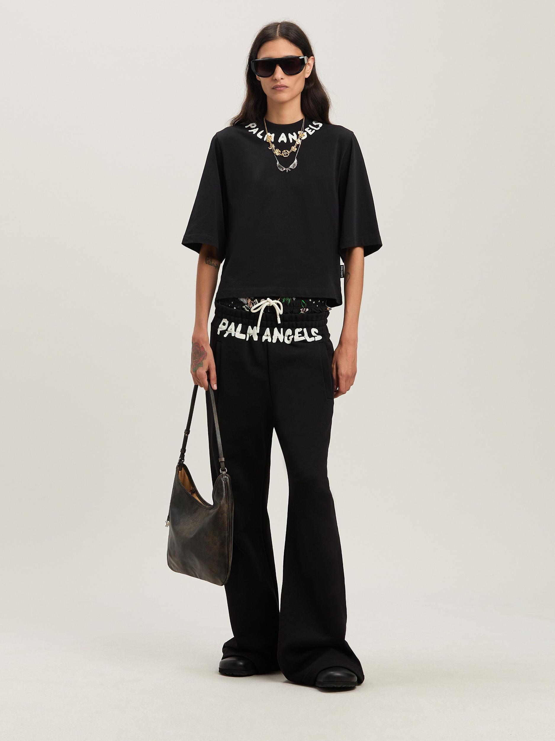 Block logo cropped T-shirt Product Image