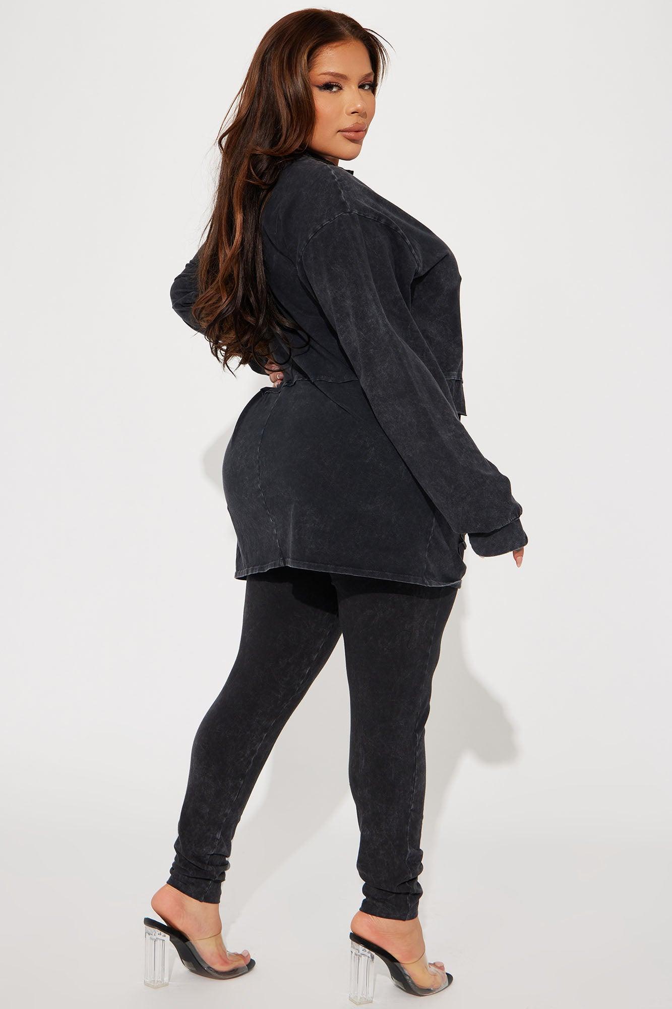 Forget The Rest Legging Set - Black Product Image