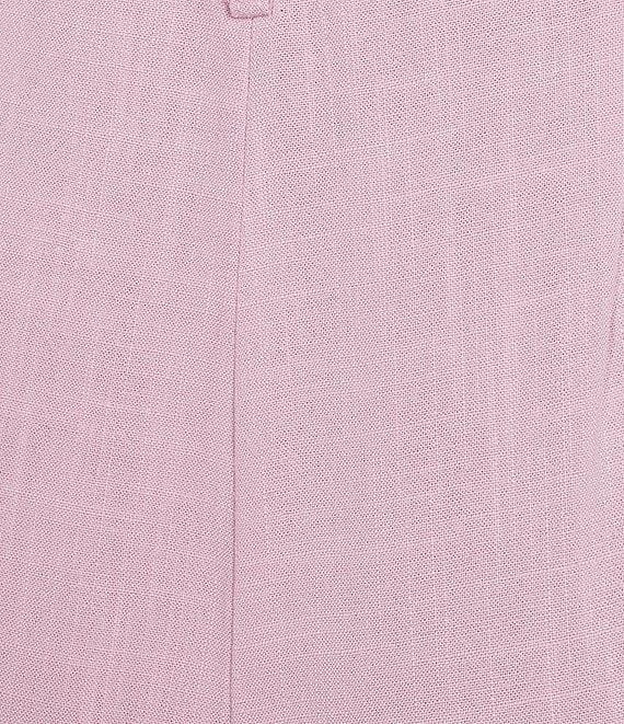 Sadie & Sage Linen Full Length Pleated Coordinating Trousers Product Image