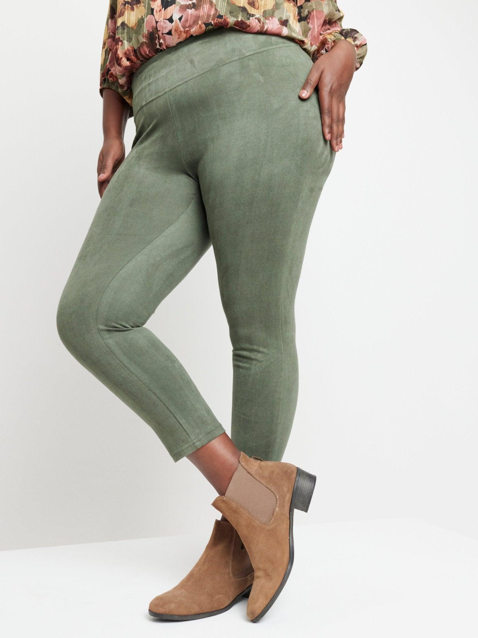 Roz & Ali Tummy Control Faux Suede - Plus Product Image