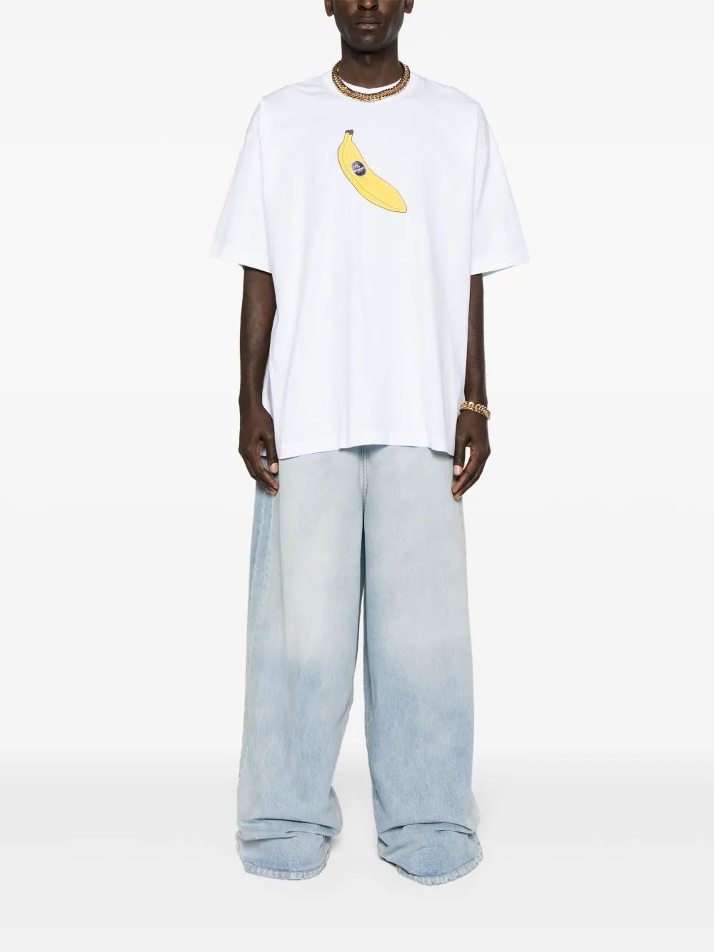 Destroyed wide-leg jeans Product Image