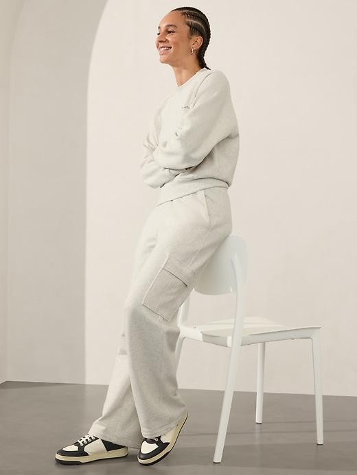 Power of She Embroidered Crew Sweatshirt Product Image