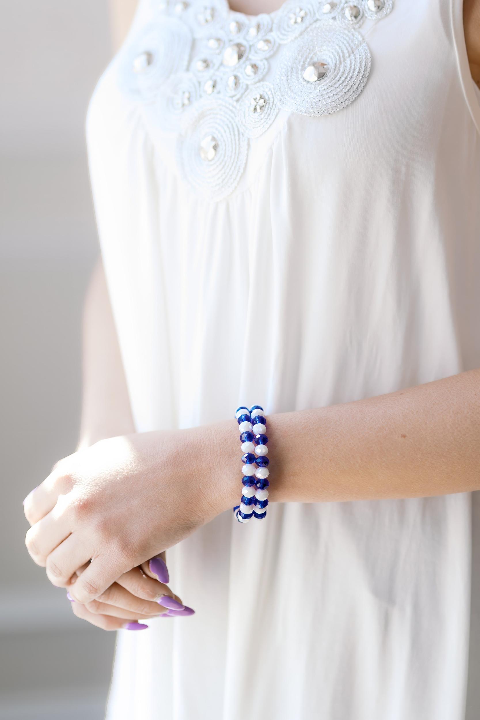 Blue Horizon Crystal Bracelet Product Image
