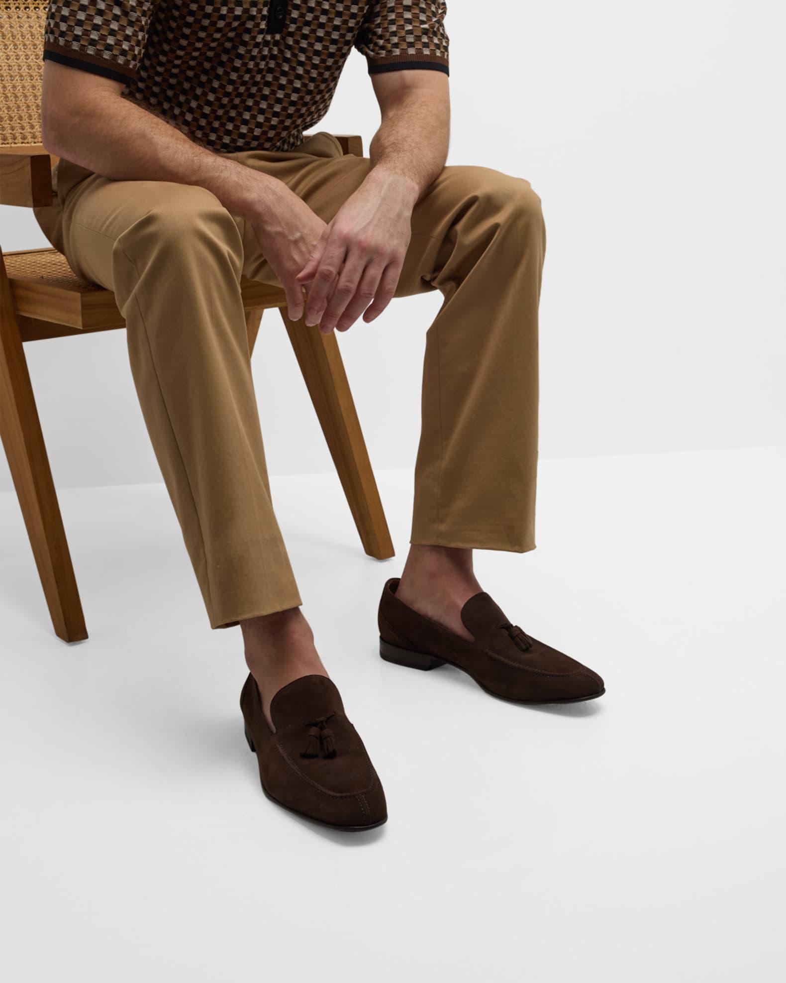 Men's Sayer-U Leather Tassel Loafers Product Image