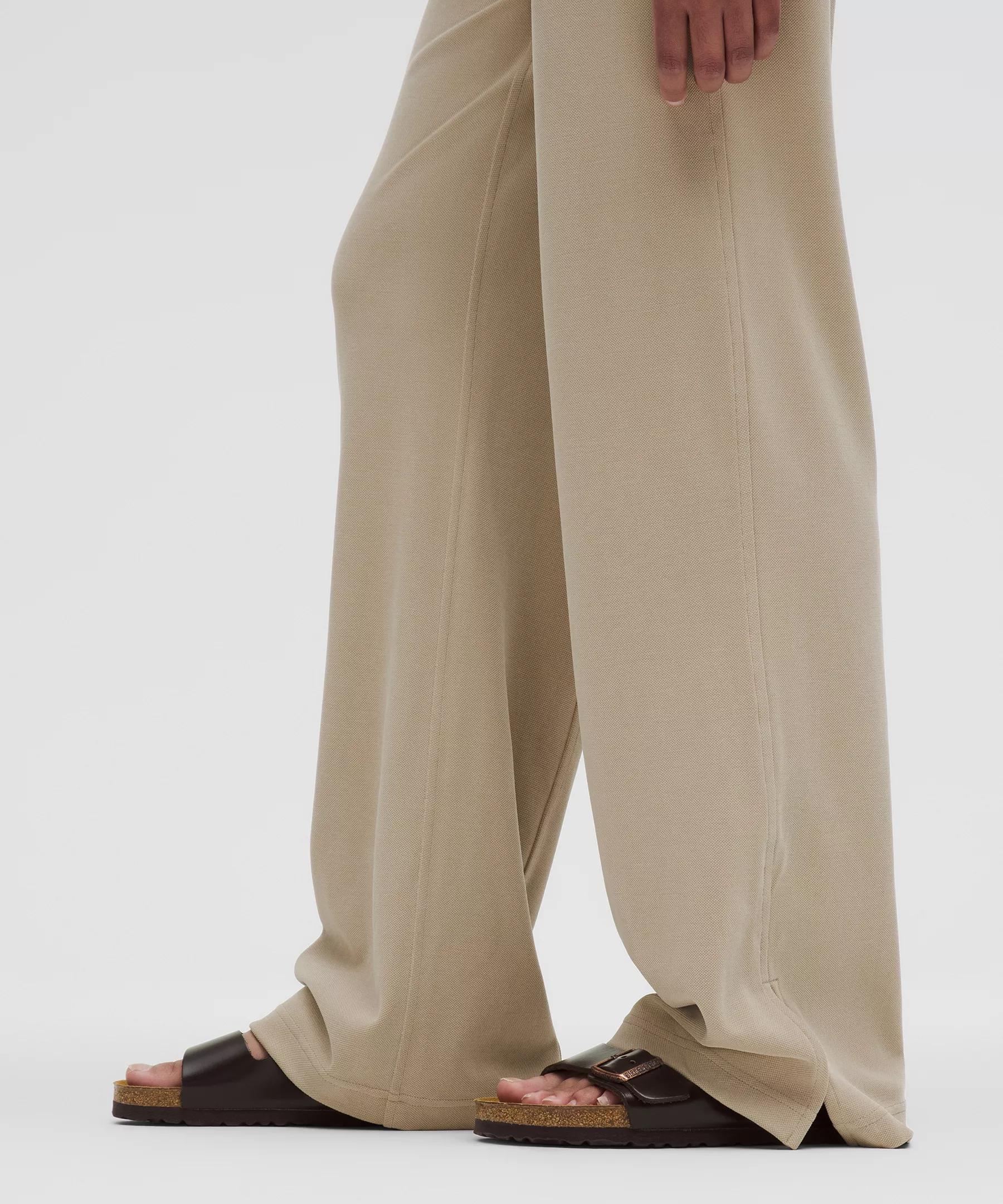 Softstreme High-Rise Wide-Leg Pique Pant *Regular Product Image