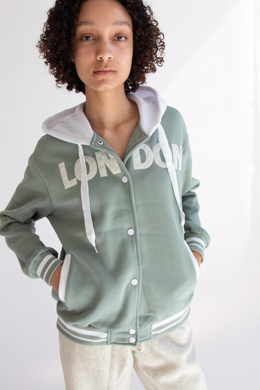 Hooded Varsity Sweatshirt Product Image