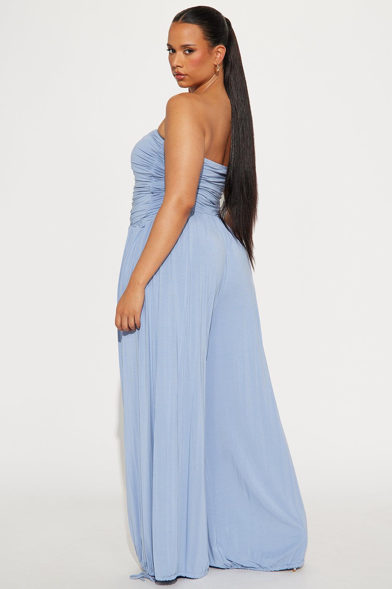 Hammock Daydreams Jumpsuit - Light Blue Product Image