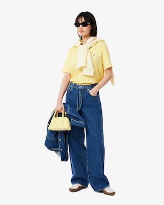 Relaxed Fit Soft Cotton V Neck T-shirt Product Image