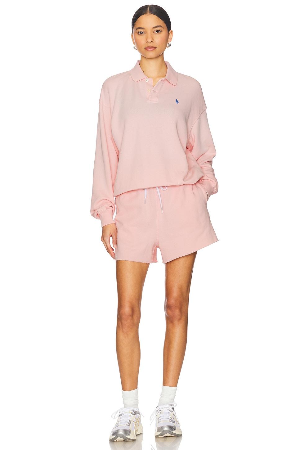 Island Fleece Long Sleeve Polo Sweatshirt Polo Ralph Lauren Product Image