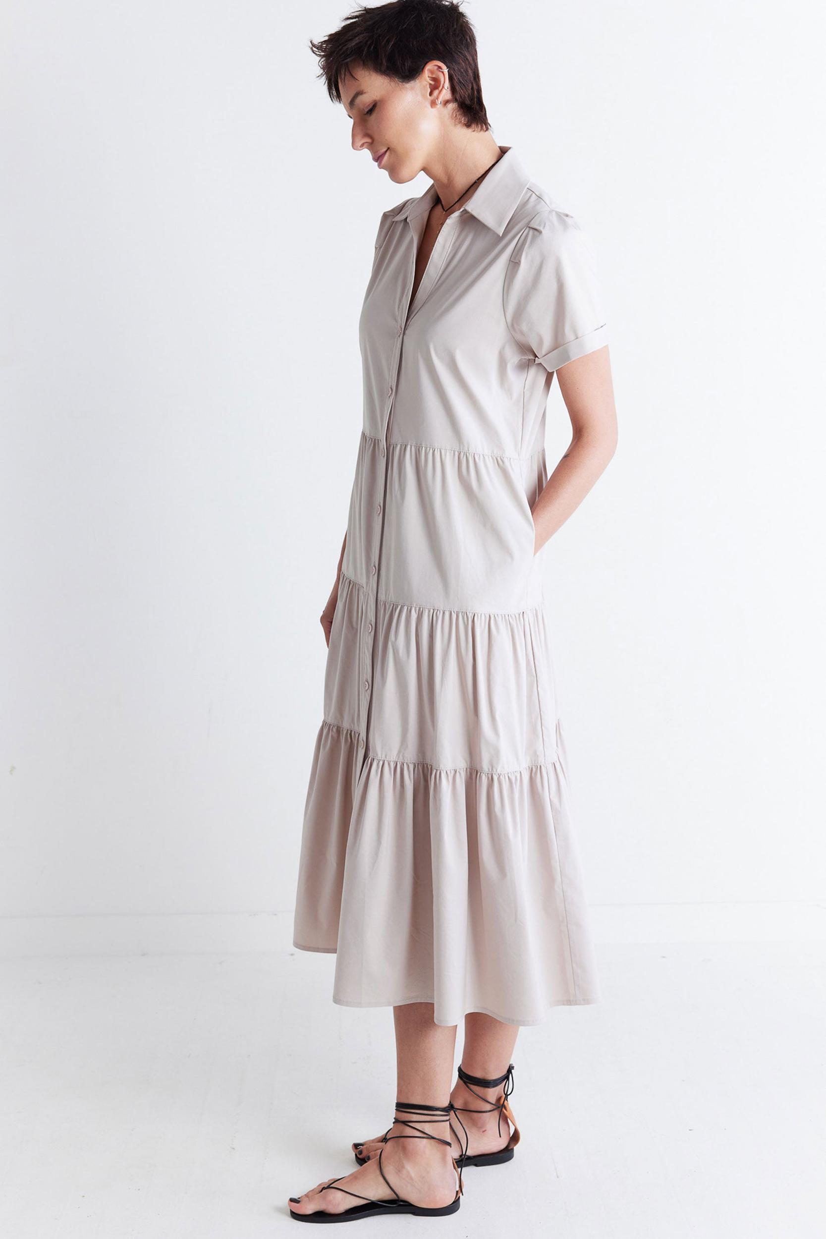 Breaking Free Long Poplin Dress Product Image
