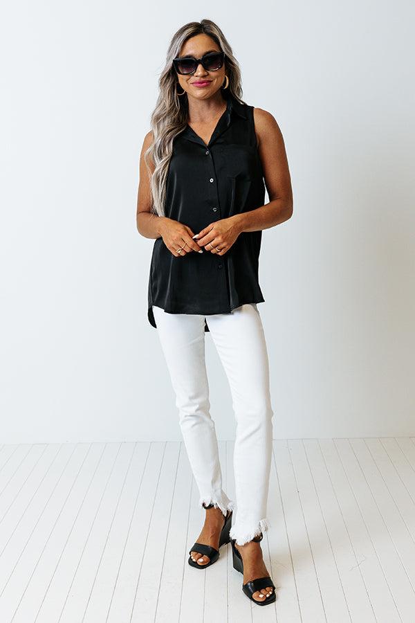 Martini Nights Shift Top In Black Product Image