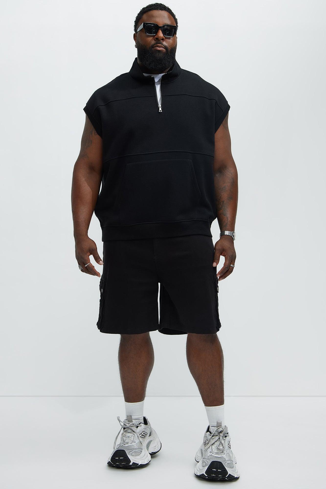 Tyson Over Trails Sleeveless Sweatshirt - Black Product Image