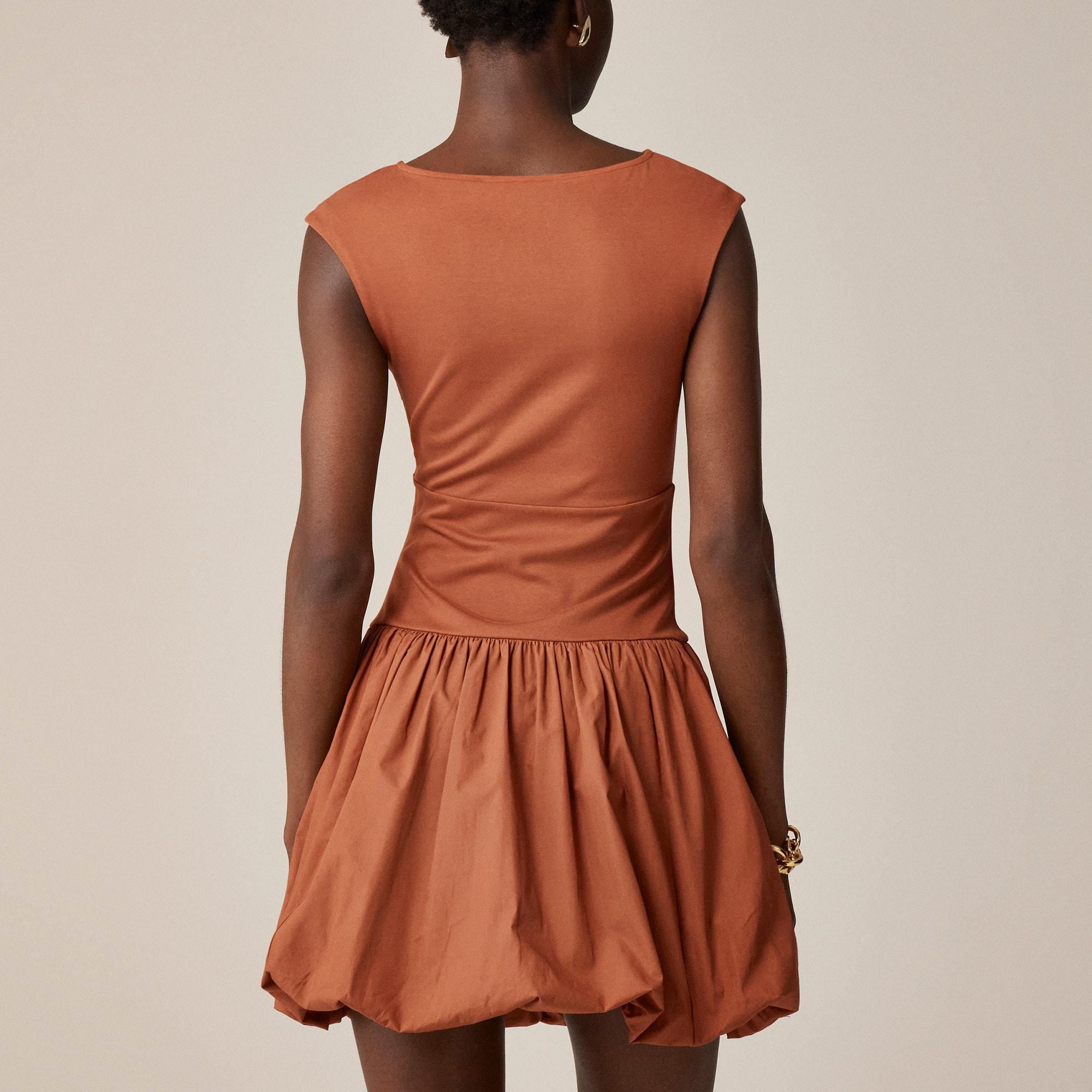 Bubble-hem mixy dress Product Image